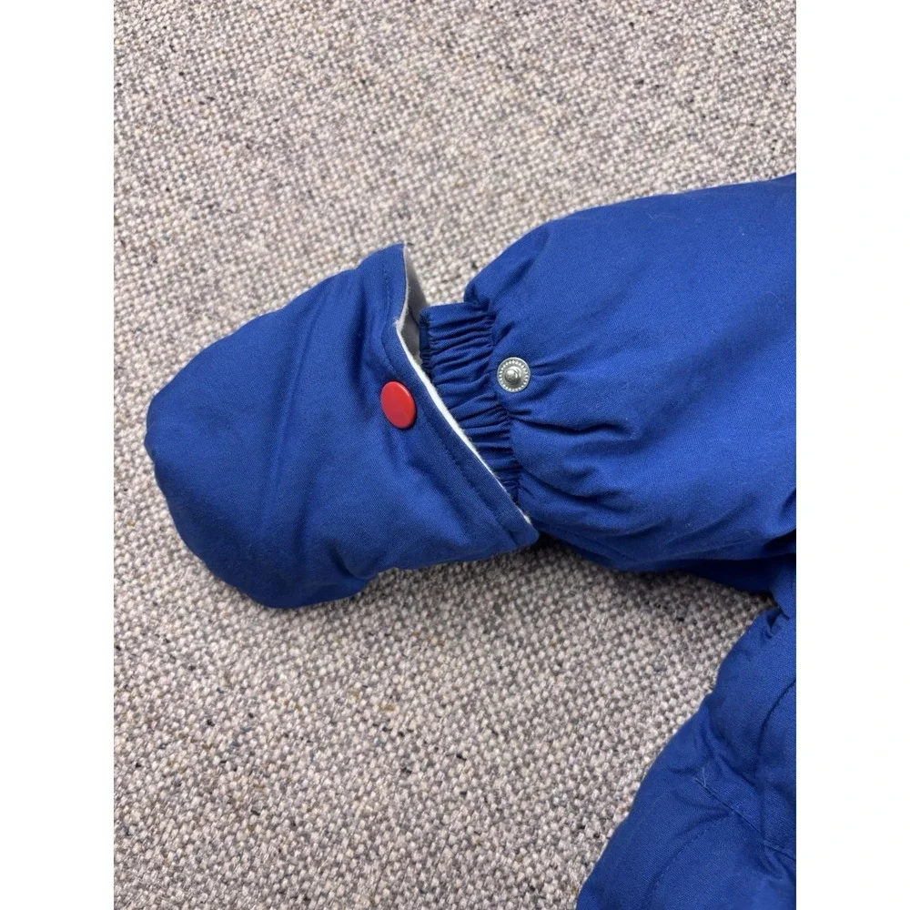 VTG Buffalo Bills NFL Kids Touchdown Club Snowsuit 6/9M Blue Winter Baby Bunting